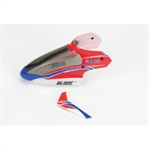 BLH3518 Blade mCP X Red Canopy w/vert F